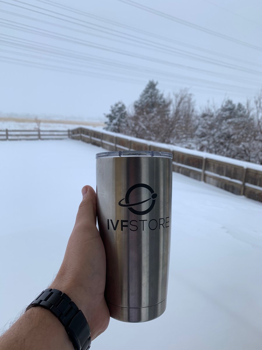 IVFStore's tweet image. Baby It's Cold Outside.  Stay Warm - Courtesy of Michael Baker, Lab Director Denver Fertility.