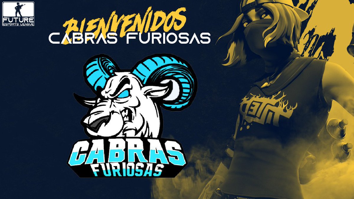 #Presentaciones|#BR
Presentamos al 7mo equipo en ingresar a nuestra copa de #Ascenso🔥.
Un fuerte aplauso para <a href="/CabrasFuriosas/">CABRAS FURIOSAS | eSports team</a> 😋