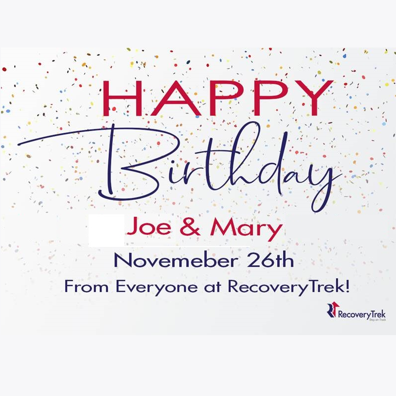 RecoveryTrek's tweet photo. #HappyBirthday to Joe &amp; Mary! https://t.co/qUbqIN69CK