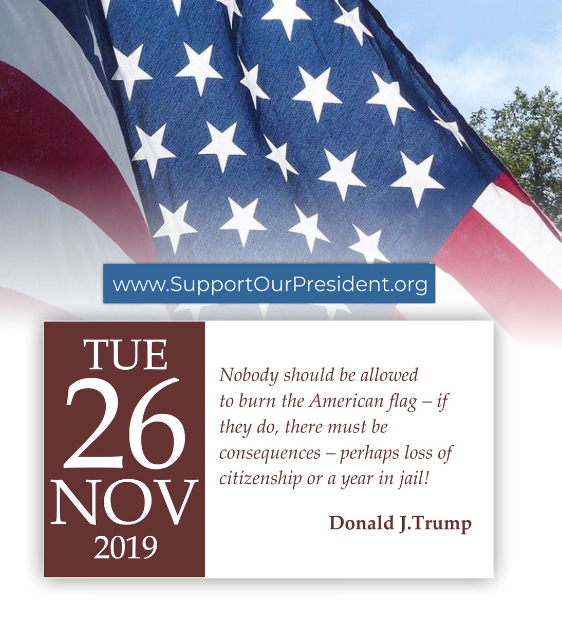SupportOurPres1's tweet photo. 365 Golden Trump Quotes Calendar: Order yours at https://t.co/WLr1fblGol
#KAG #trump #trumpsupport #maga #KAG2020 #supportourpresident #trumpgift #trumpquotes #supportourpresident #supportpresient #supporttrump #trump2020 #mikepence #trumppence2020 #trumpgift #trumpsouvenir https://t.co/tl5zA2m4qX