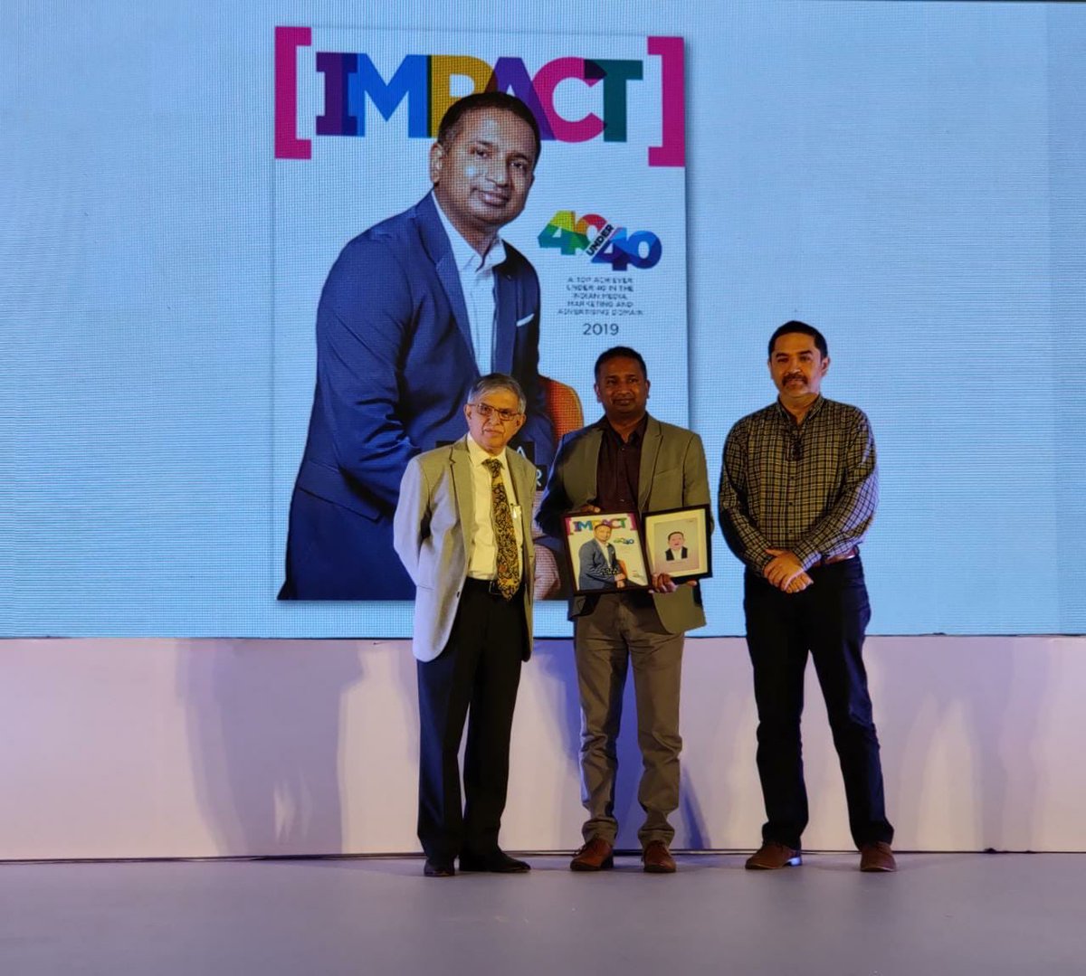 e4mevents's tweet photo. Many Congratulations to the #IMPACT40UnderForty Winner - #GopaKumar, COO @IsobarIndia https://t.co/SuhJElA4Jq