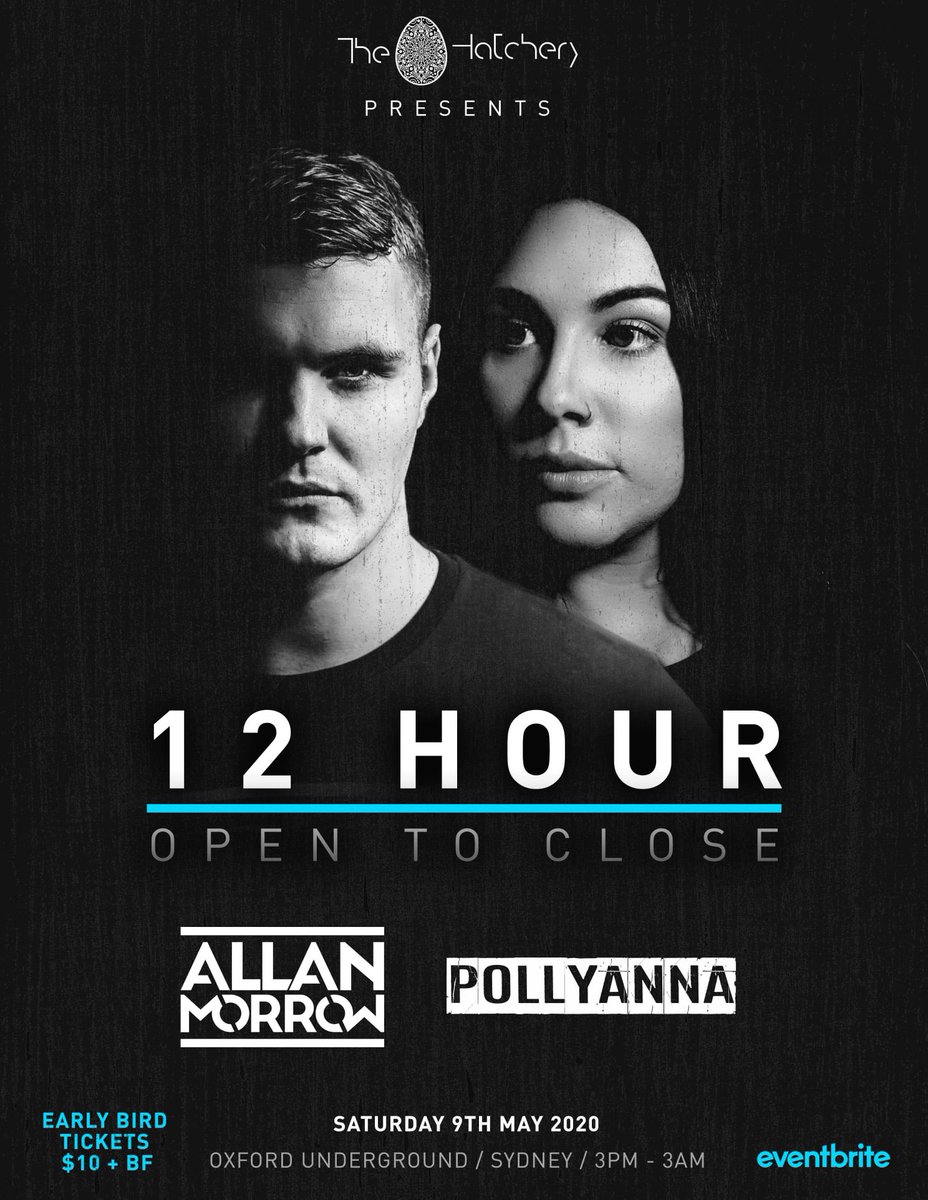 12 Hour OTC. Sydney. 
Tix available:tiny.cc/1q5ugz

#techno #progressive #trance #electronica #ambient #dj #sydney