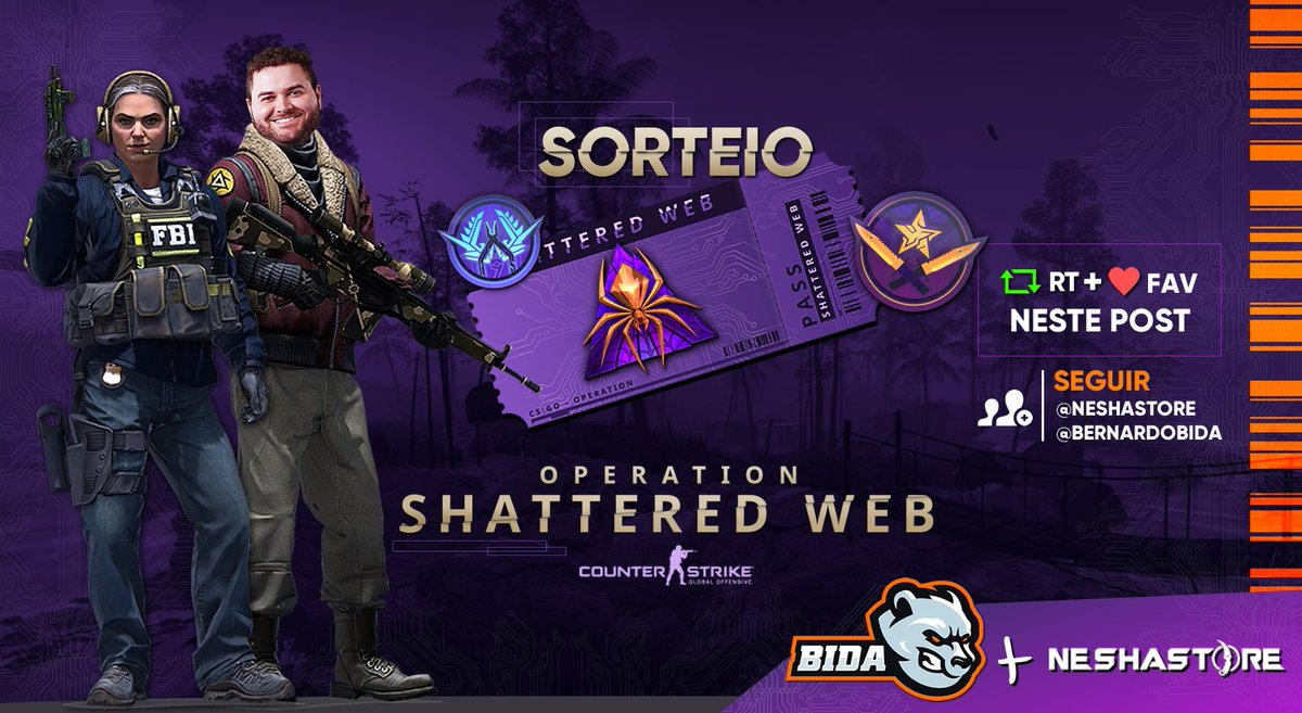 bida's tweet image. Quem tá precisando de um passe da operação?
O Nesha me deu um para sortear pra vocês.
🕘RESULTADO SAI AMANHÃ!
Para participar:
1-❤️🔁Like e RT
2- Seguir a @Neshastore e me seguir (@bernardobida)
🐻