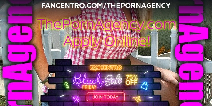 #BlackFriday Sale - 75% OFF #ThePornAgency's V.I.P. Snapchat!!
50% OFF Cyber Monday through Dec 2!!
Join