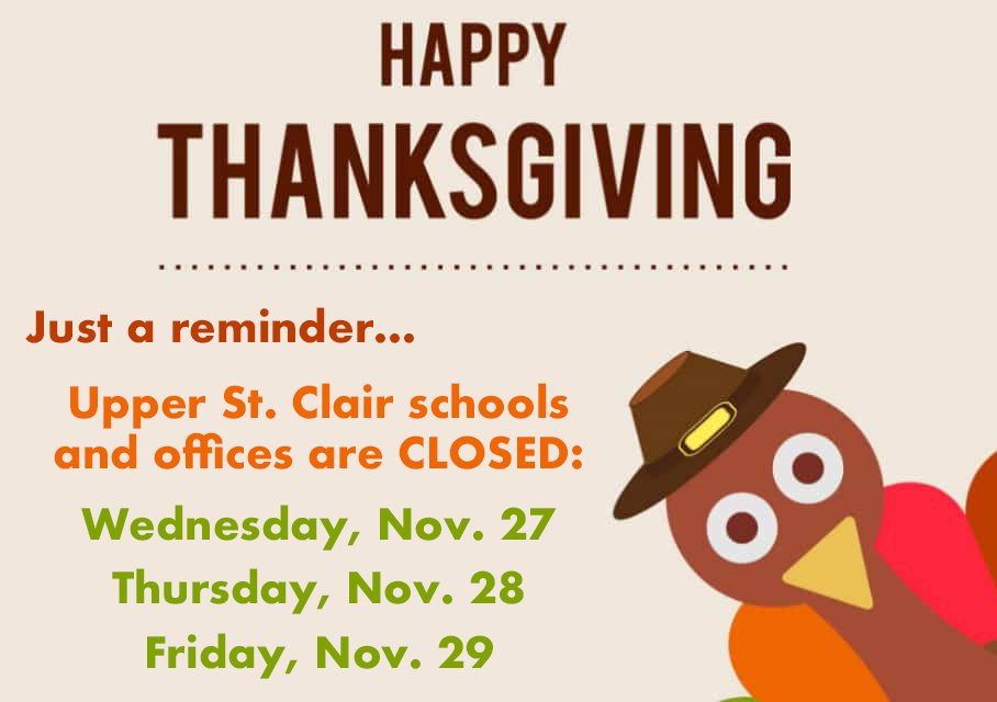 USCSchools's tweet image. Wishing all of our USC families a super Happy Thanksgiving! 🍗 We hope your holiday weekend is filled with family, friends and great memories. ❤️ See you on Monday. ⚫️⚪️