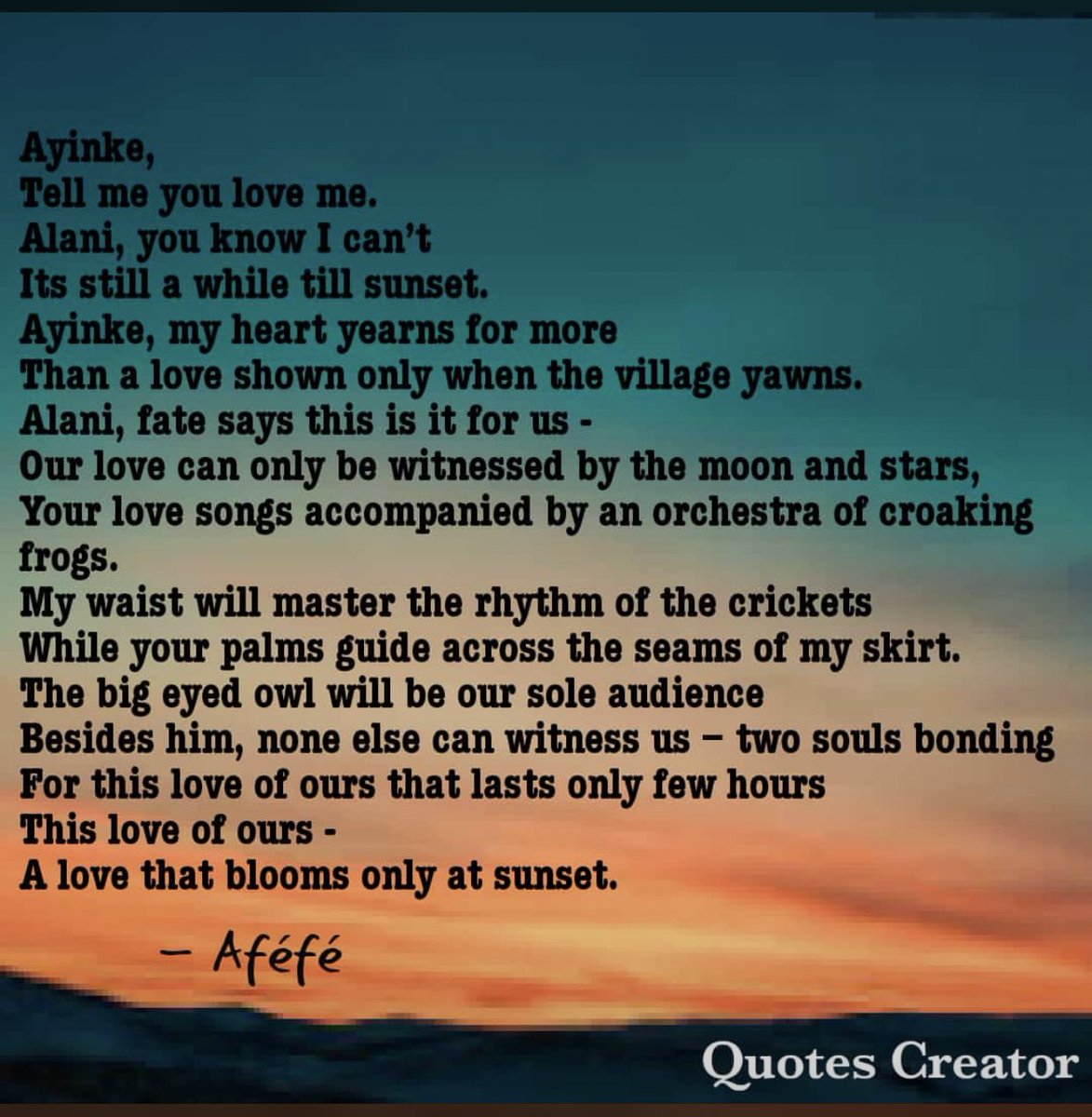 milluher's tweet photo. Best piece of poetry you’ll read online today. https://t.co/HS0gBndqJP