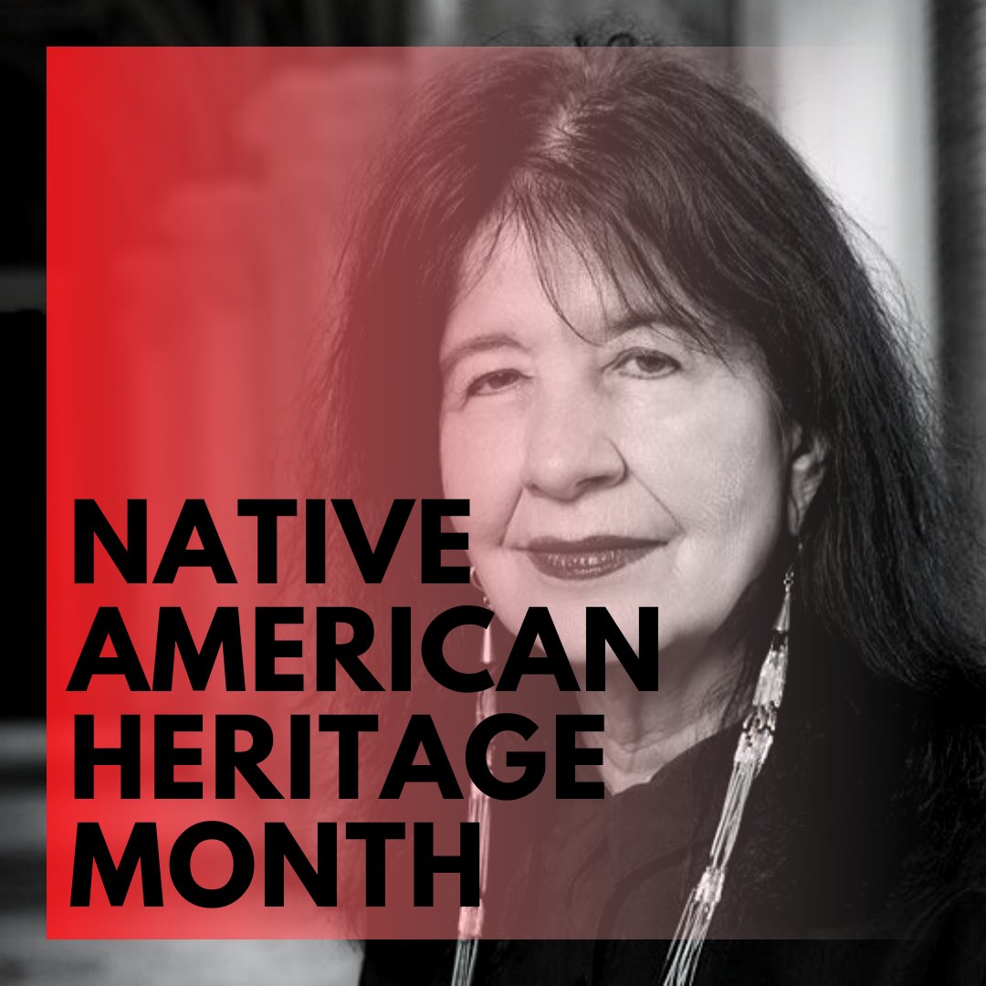 rmgcorp's tweet image. We'd like to highlight #JoyHarjo for #NativeHeritageMonth. 

She was named the first Native American US Poet Laureate 🇺🇸 She's devoted to humanizing Native stories &amp;amp; connecting communities that "don't always sit with each other."  

📢: #POCaccess #DEI #Indigenous #NativeAmerican