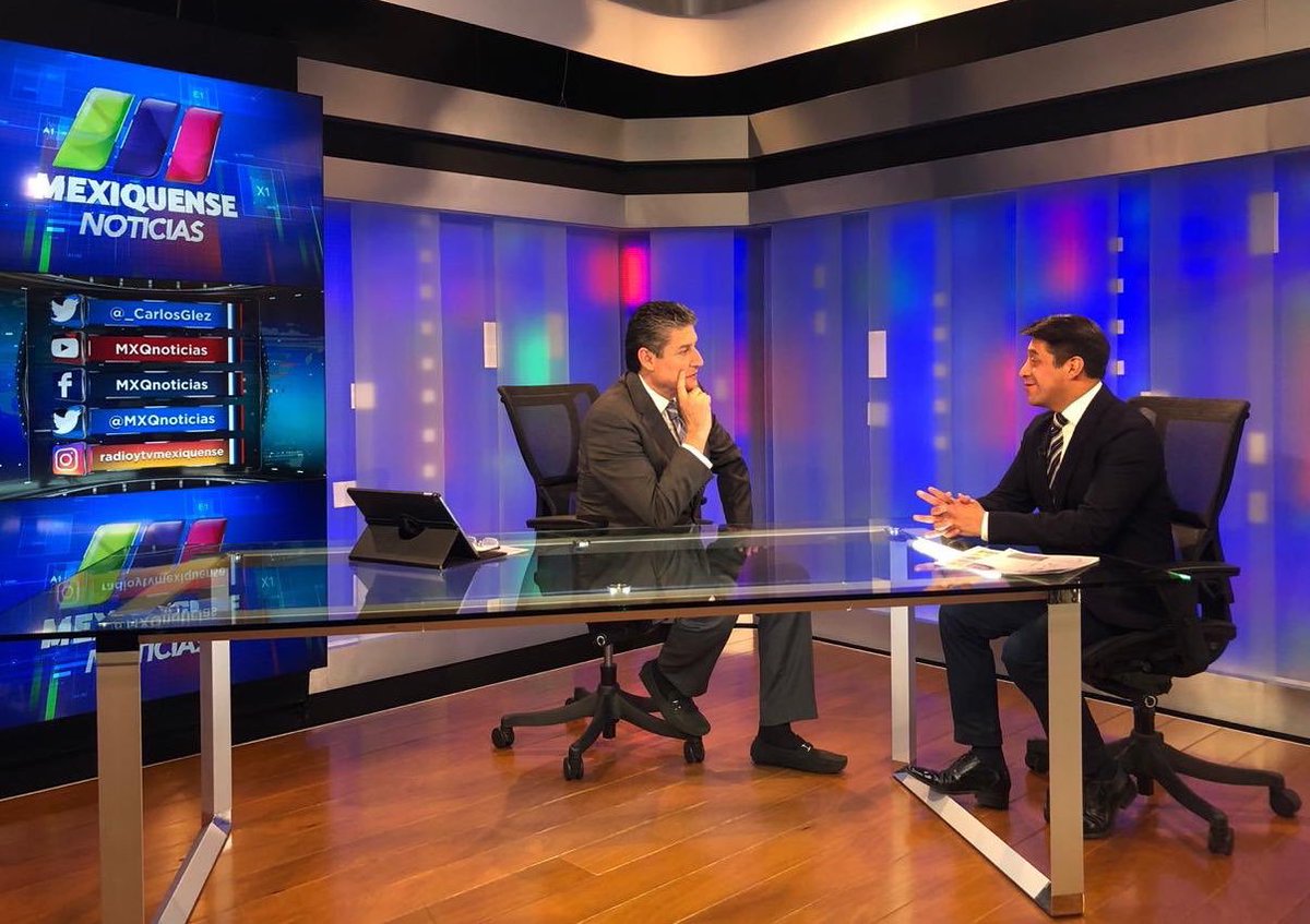 Felicito a <a href="/_CarlosGlez/">Carlos González</a> y al talentoso equipo de @AMXNoticias, que cumple 16 años informando a los mexiquenses. #16Aniversario #16AñosAMXNoticias