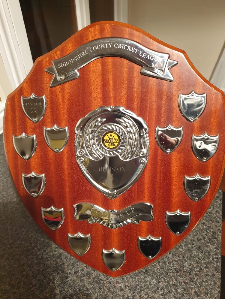 LlaniCC's tweet photo. Boys picked up the runners up shield at the AGM last night.  When’s the season start? 🏏🏏🏏 https://t.co/RQNpRPcAgM
