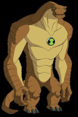 Humongosaur:he he big boi not quite shure y hes brown or y he has wut appears to be a cascading row of pecs going down from his chest but hes an alien so fucky anatomy is ok i guess eithey way quality dino boi whos og design is kind of unnerving if u look at it to long ben/10