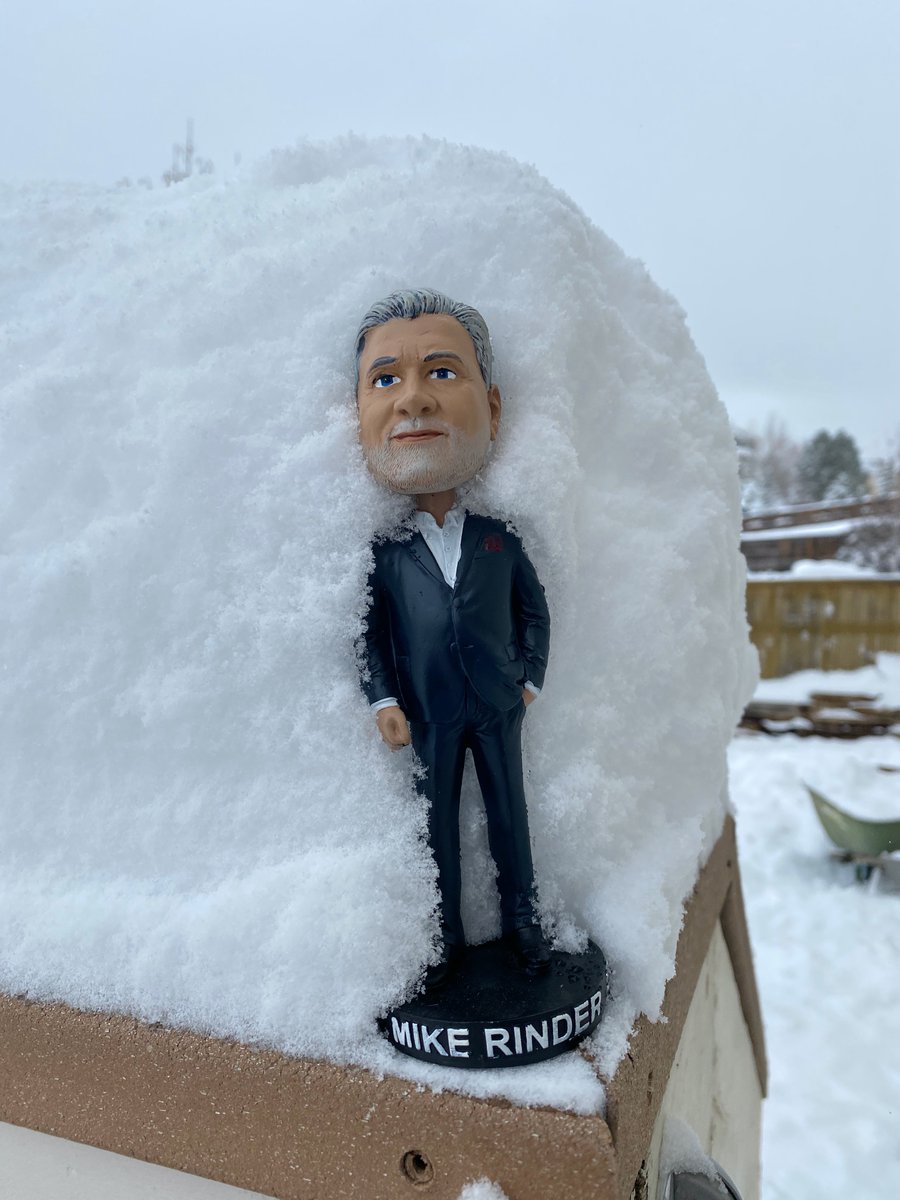 Stuck inside during a snowstorm? You don't have to leave your house to order yourself up a <a href="/MikeRinder/">Mike Rinder</a> Bobblehead. We sold out of these last time so, get your order in before they are all gone. Proceeds support the <a href="/AftermathFdn/">The Aftermath Foundation</a> thespshop.com