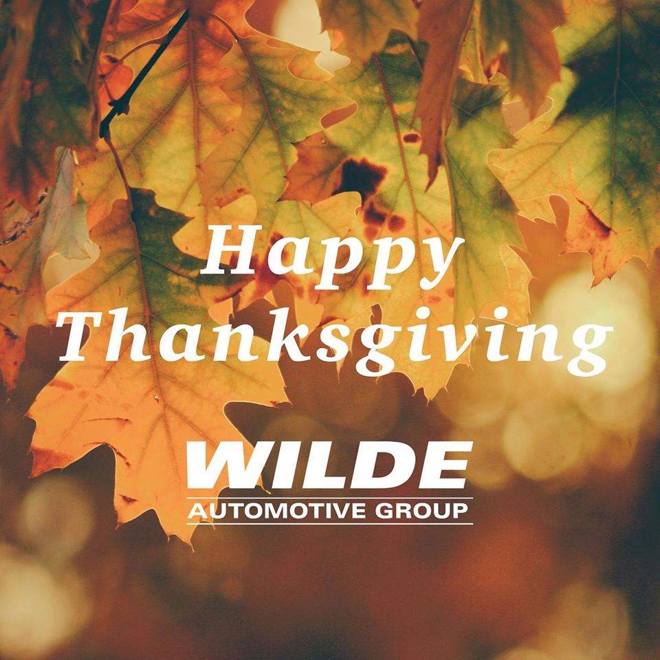 From our family to yours, Happy Thanksgiving 🦃

#WildeHondaWisconsin #Honda #HappyThanksgiving
