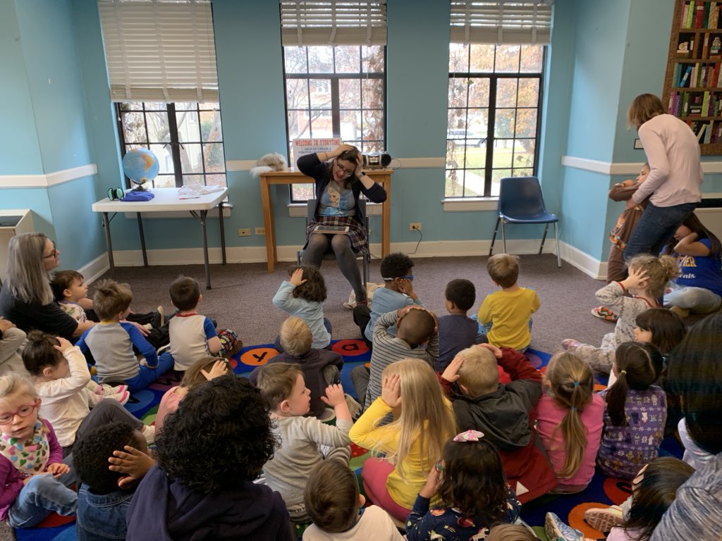 Library field trip! Love the OPPL! #d97 #gottabeD97 #oakpark97 #weared97 ##whittier97