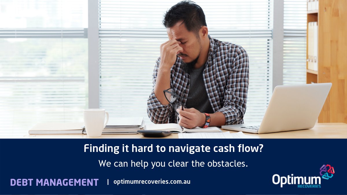 OptimumRec's tweet image. Cash flow problems can really put your centre under pressure, but there are ways to prevent you from getting stuck. We specialise in equipping businesses with the right tools, systems and procedures to ensure you get paid - on time, every time. buff.ly/336pMad
#debt #sme