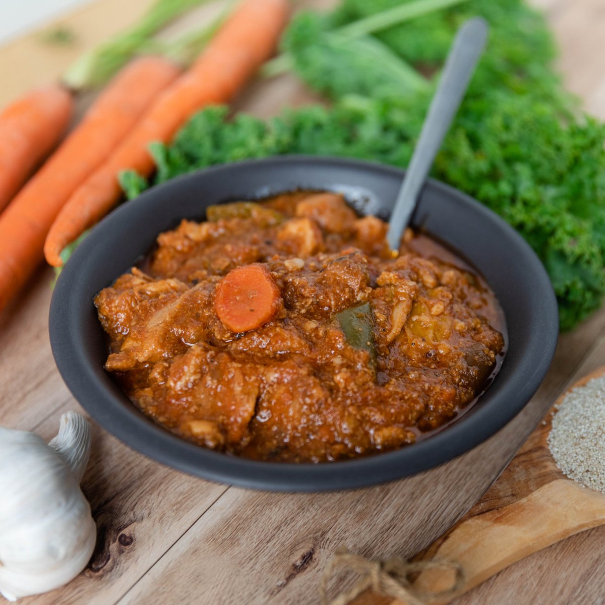 FARAFENA's tweet photo. With temperatures starting to drop, and snow beginning to fall, there's no better way to warm up than with a steaming bowl of #FonioGrain Stew. Have a favourite #soup recipe? Just swap out the rice or quinoa with Fonio Grain for a #tasty and #nutritious alternative. https://t.co/n4z2kf8tyr