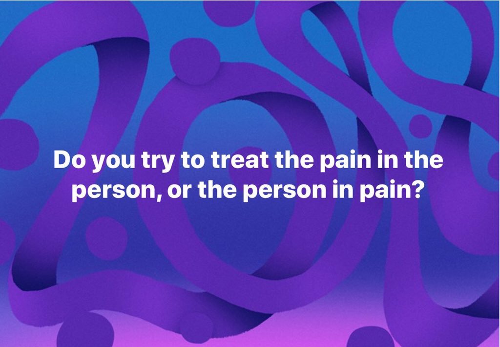 ɹǝʇlnoԀ pıʌɐᗡ 🚴🏻 🇺🇸 🇦🇺 🇬🇧 (@retlouping) on Twitter photo <a href="/honest_physio/">The Honest Physio Podcast</a> <a href="/paintoolkit2/">Pete Moore</a> <a href="/DerekGriffin86/">Derek Griffin</a> <a href="/CorKinetic/">Ben Cormack</a> @livewellpain <a href="/PainConcern/">Pain Concern</a> <a href="/AdamMeakins/">The Sp⚽️rts Physio</a> I am not a fan of the term “pain management” I think it looses sight of the fact a person has pain, surely this is about educating and assisting a person to manage their life and return to activity in a safe manner. <a href="/honest_physio/">The Honest Physio Podcast</a> <a href="/paintoolkit2/">Pete Moore</a> <a href="/DerekGriffin86/">Derek Griffin</a> <a href="/CorKinetic/">Ben Cormack</a> @livewellpain <a href="/PainConcern/">Pain Concern</a> <a href="/AdamMeakins/">The Sp⚽️rts Physio</a> I am not a fan of the term “pain management” I think it looses sight of the fact a person has pain, surely this is about educating and assisting a person to manage their life and return to activity in a safe manner.
