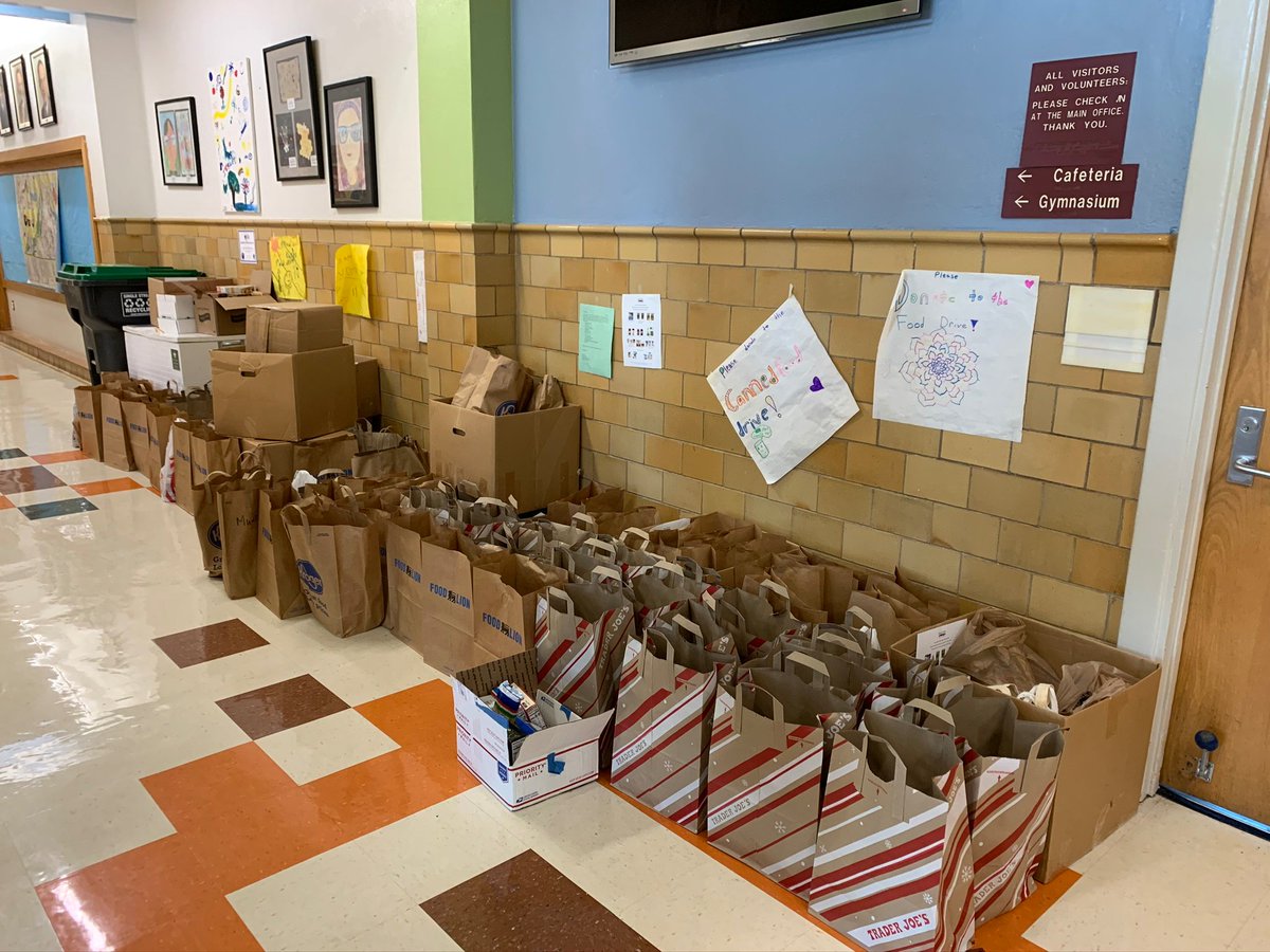 Many thanks to everyone who donated to our Food Drive! 
Bobcat Republic brought all of your donations to Loaves and Fishes this morning to share with those in need in our community  <a href="/Cville_Loaves/">Loaves & Fishes</a> #ACPS