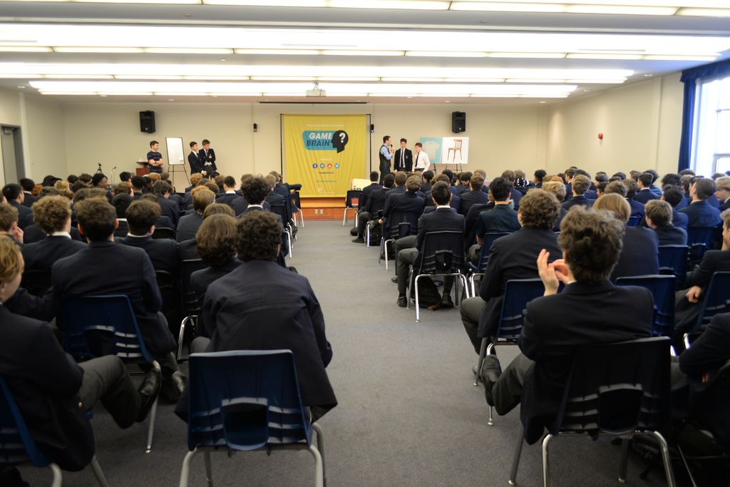 SMCS1852's tweet image. #HappeningNow The interactive educational travelling game show, @GameBrainCa is at SMCS! The presentation is designed to teach youth about the risks of gambling.
#SMCSImpact #teachmeGDK