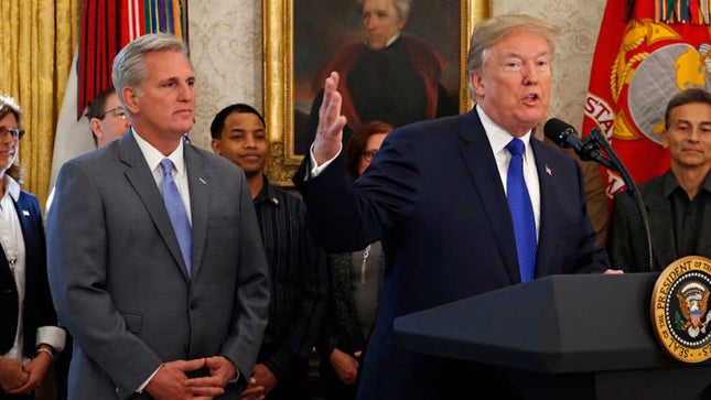 thehill's tweet photo. WATCH: New McCarthy ad praising Trump includes Russian stock footage https://t.co/PgmRWxPHCN https://t.co/PlHdE1If5M