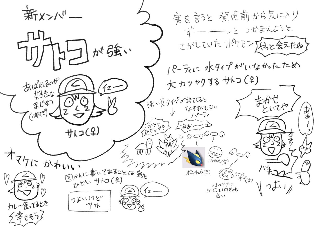 ガラル日記その3
ネタバレに配慮して描きました 