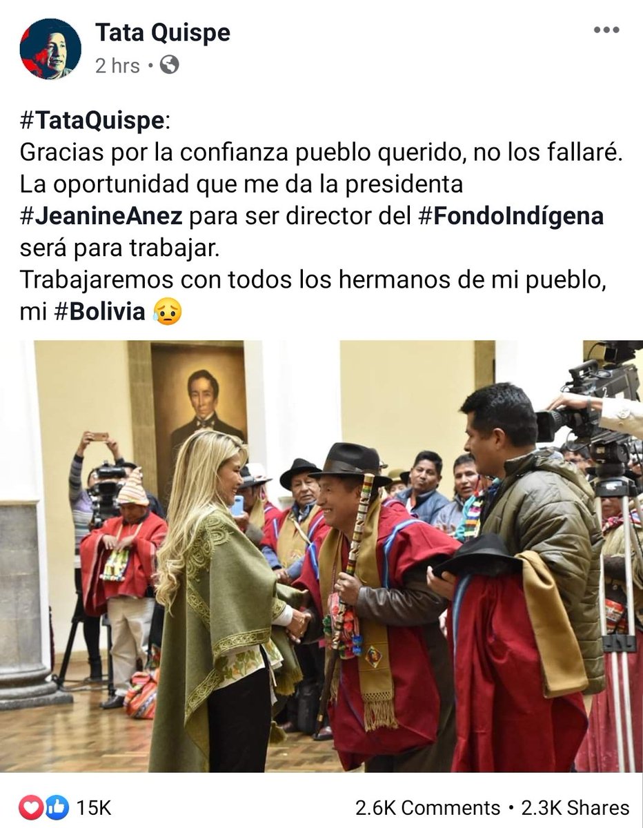 NegrytaSejesch's tweet photo. Algunos #Asilados en #México se han debido #estir con esta maravillosa y muy acertada #posesión esta mañana.😊🤭🇧🇴💪
#vivabolivia 
#NoFueGolpeFueFraude https://t.co/LTXCGn8Tfl