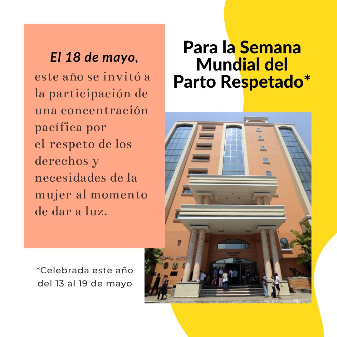 SCOPH_Panama's tweet photo. ¿Qué sabemos en Panamá sobre Violencia Obstétrica? 
🔅Del 13 al 19 de mayo se celebra la semana Mundial del Parto Respetado y de hecho este año hubo una marcha en nuestro país para defender esos derechos. https://t.co/Is0MRvXTR3