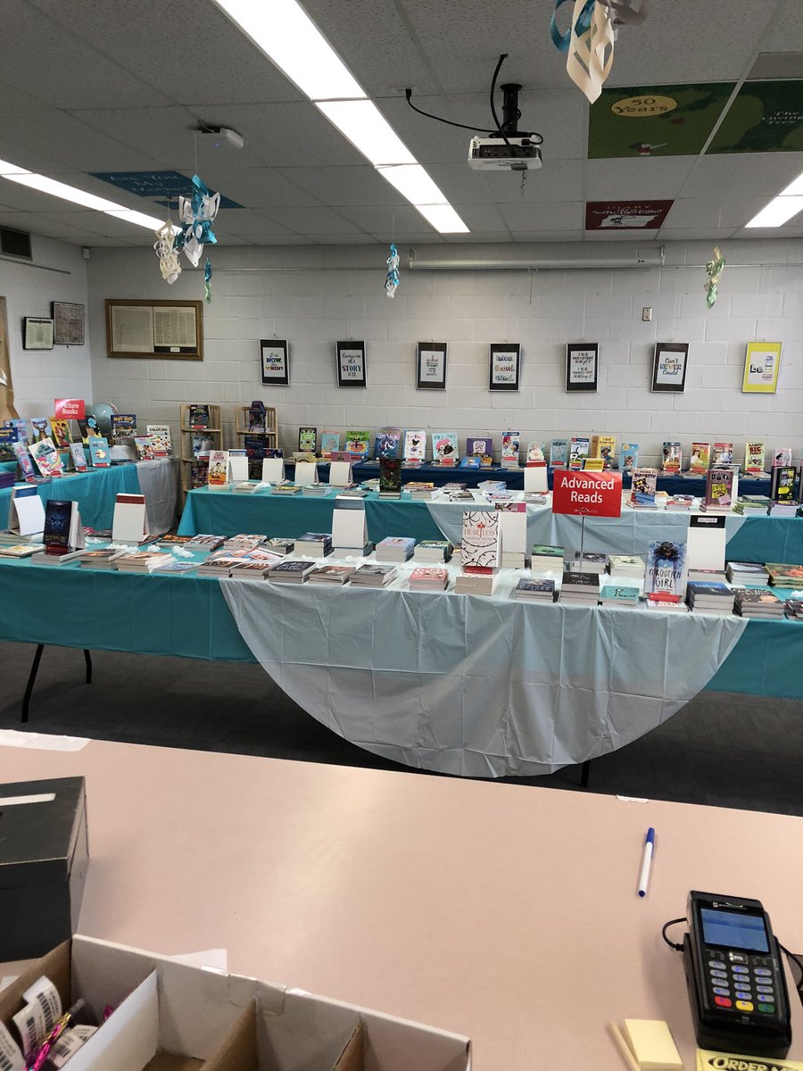 KCSlibrary's tweet image. #scholastic book fair at KCS