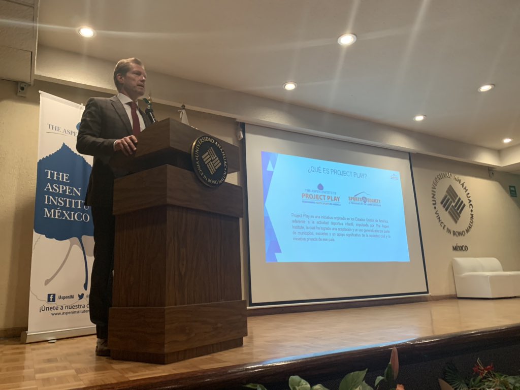 FernandoPlatas's tweet photo. Lanzamiento #projectplay @ponteal100 @DieterHoltz @AspenMexico @anahuac  gran esfuerzo!!! https://t.co/ms9qg0e4sh