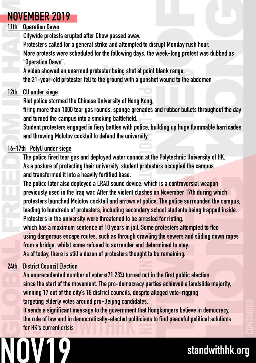 CriticalCezanne's tweet photo. Comprehensive timeline of the entire movement since Dec 18.
自12月18日以來整場運動的時間表
#HongKongProstests https://t.co/bbiqK0ZAIZ