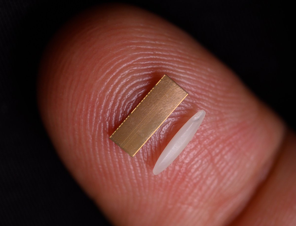 intelnews's tweet image. An Intel innovation called EMIB is a complex multi-layered sliver of silicon no bigger than a grain of rice. It lets chips fling enormous quantities of data back and forth among adjoining chips at blinding speeds: several gigabytes per second: intel.ly/34nCF19