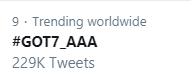 Igot7Worldwide's tweet photo. its another beautiful night😭💚🎉

#GOT7_AAA #GOT7
#IGOT7_PROUD_OF_GOT7
#GOT7_DAESANG #갓세븐_베스트K컬쳐상축하해 
@GOT7Official https://t.co/xtu9N0qSE4