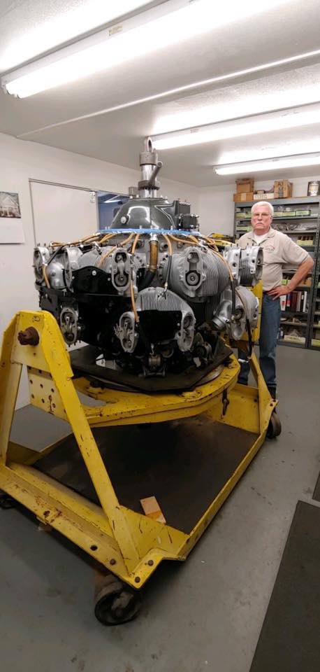 CWHM's tweet photo. Staff member AME Greg Side has just returned from Aero Trader B-25 Maintenance School in California. He said it was a very informative course and that he took lots of notes. 📷: CAF Minnesota Facebook page https://t.co/1CTzOyDuan