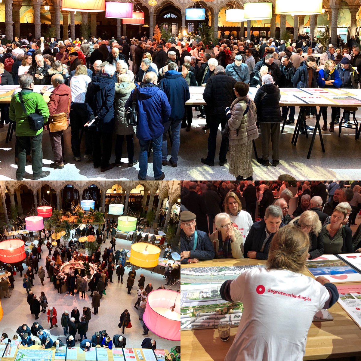 DepartementMOW's tweet photo. U bent fantastisch! 🤩 Wat een opkomst! 👏🏽 Veel interesse voor de #Ringdagen in de #Handelsbeurs in #Antwerpen. Kom alles te weten over #DeGroteVerbinding, vandaag tot 21u en morgen 27/2 van 15 tot 21u. #expertiseinbeweging @oosterweel @Stad_Antwerpen ➡️ https://t.co/DDFlasu3Zi https://t.co/oq2DNqeDYy