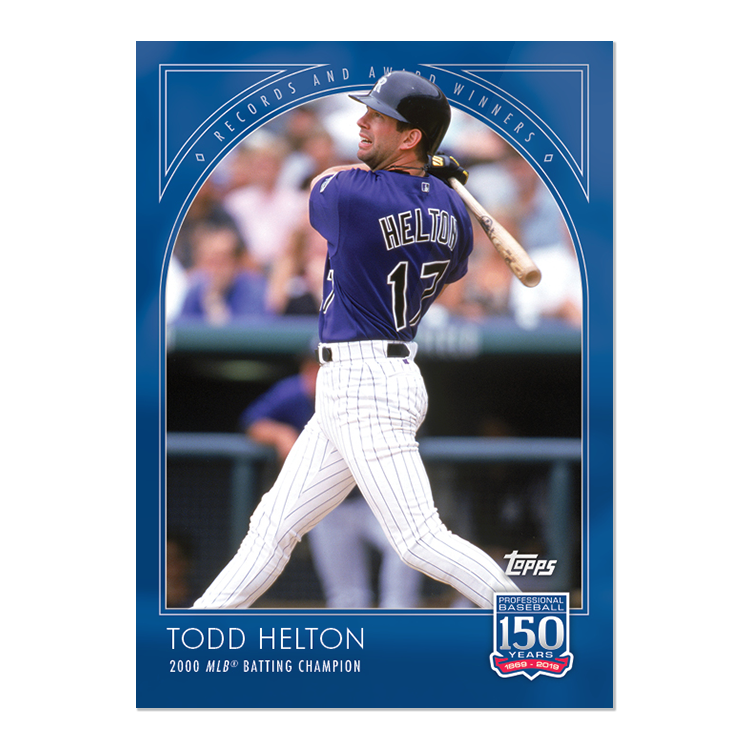 CardboardStats's tweet image. New #150YearsofBaseball cards!

#115 Todd Helton, Colorado Rockies - Records &amp;amp; Award Winners
#116 Hideki Matsui, New York Yankees - Historic Moments
#117 Mike Trout, Los Angeles Angels - Artist Renditions

Trout artwork by @GraigKreindler 
Helton is the 1st from Rockies