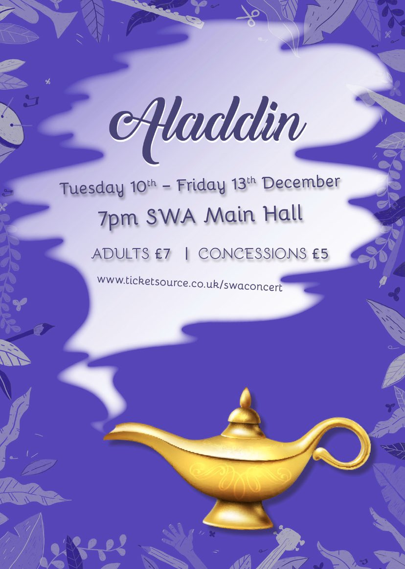 It’s nearly here! This years BEST pantomime! Get your tickets now! ticketsource.co.uk/swaconcert