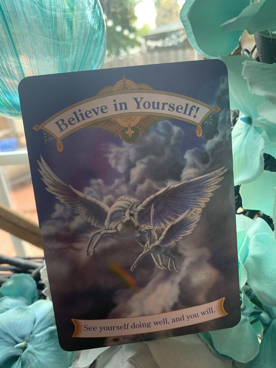 CaraSchopplein's tweet photo. Happy Tuesday! Today’s message is BELIEVE IN YOURSELF 💖 We are our biggest critics. We need to believe in ourselves and manifest our destiny. See yourself doing well, and you will. 💖 

#positiveenergy #reikihealing #dailytarot #oraclecardoftheday #tarot #oraclecard https://t.co/M2WKNUpb0Z