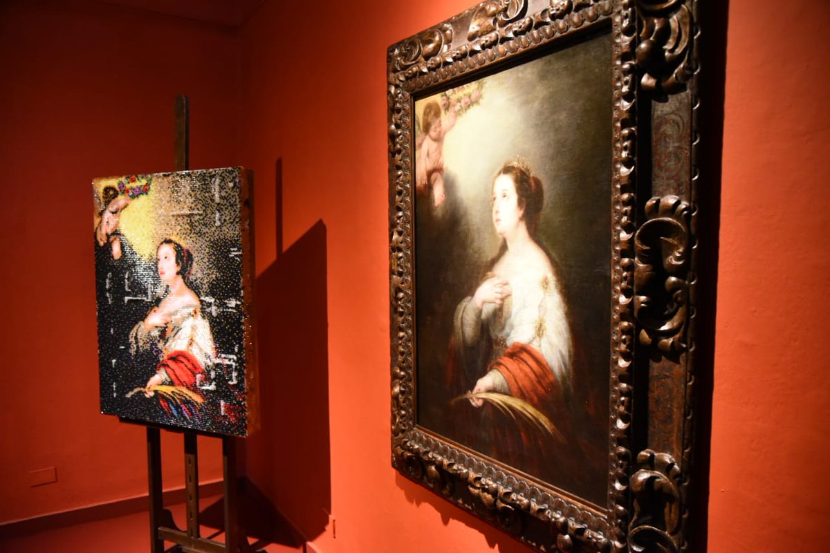 CulturaRosario's tweet photo. ¡Y un día volvió a casa!💞
"La asunción de Santa Catalina", de Esteban Bartolomé Murillo ya está en el @EstevezMuseo para que lo disfrutemos todes😍
Visitalo esta semana, de miércoles a viernes de 9 a 15 hs https://t.co/FSOzZSrfFJ