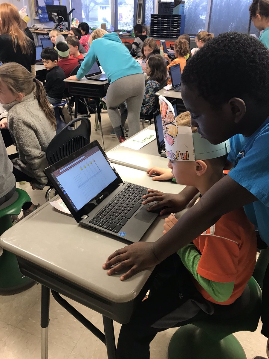 ladywarmington's tweet photo. Thinking hard about our opinions and feelings about school. π§ Today, our 4th grade buddies helped us complete a student survey. π» π₯
#PPSamberly #buildingOURfuture https://t.co/5ibplbt42z