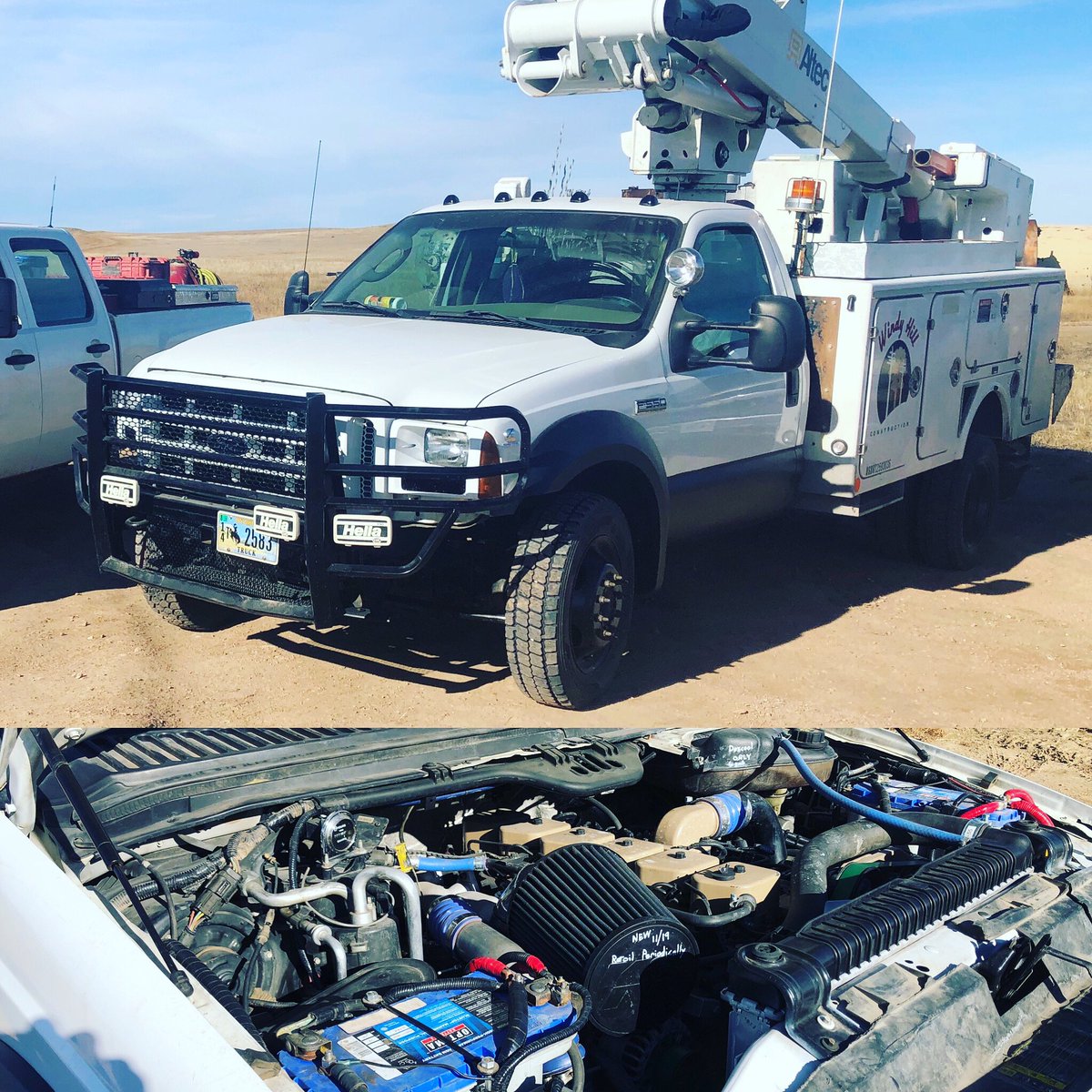 wyocoalroller's tweet photo. Just finished this fummins swap for a local company. Never again in a commercial vehicle lol #somanyhours https://t.co/3CT6DicMb3