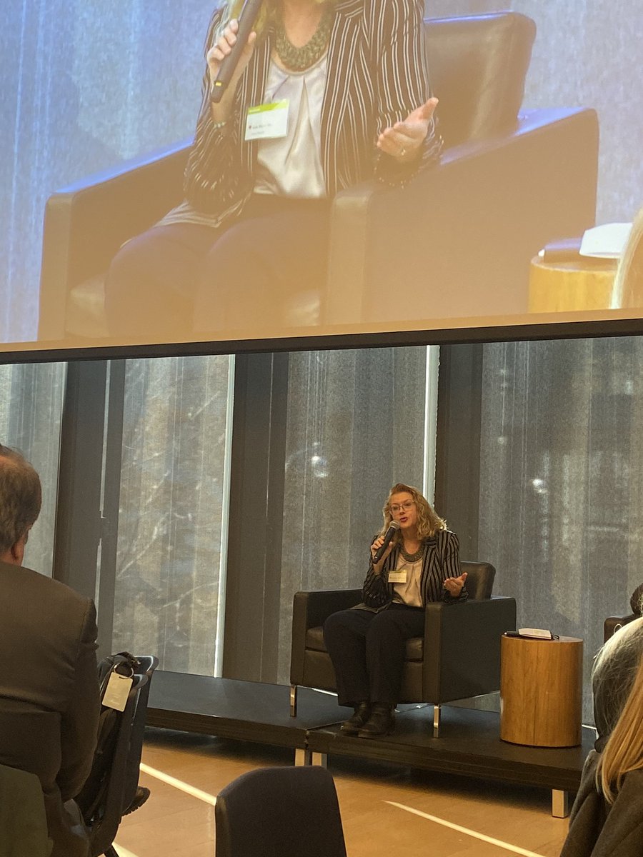 CEADMCoalition's tweet photo. Hooray. @mooddisordersON CEO Ann Marie Mac Donald makes a passionate case for why equal access for all to innovative mental health meds at the Sandra Rotman Centre for Health Strategy Inaugural Conference on Mental Health: The Impact on Business &amp; Canadians at @rotmanschool. https://t.co/f8iIQHbXUT