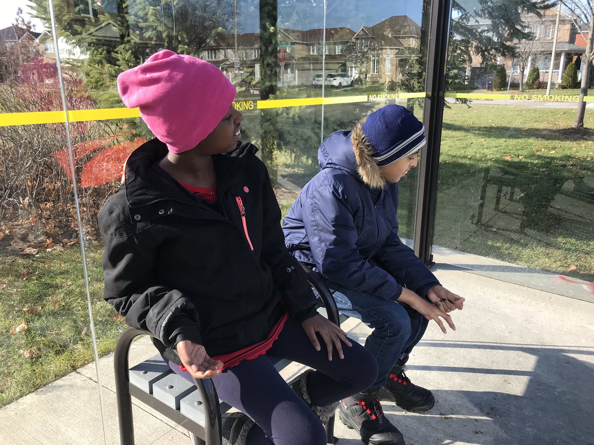 gr2_adventures's tweet photo. What a beautiful day to be outside! We are off to pick up some groceries for our life skills program. Huge thanks to our friends at @BramptonTransit for repairing the glass on the bus shelter. Just in time for ❄️. @McCr_MS @mccutcheonpeel #ddasd1 #LifeSkills #IndividualizedGoals https://t.co/etQrgQ9jYW