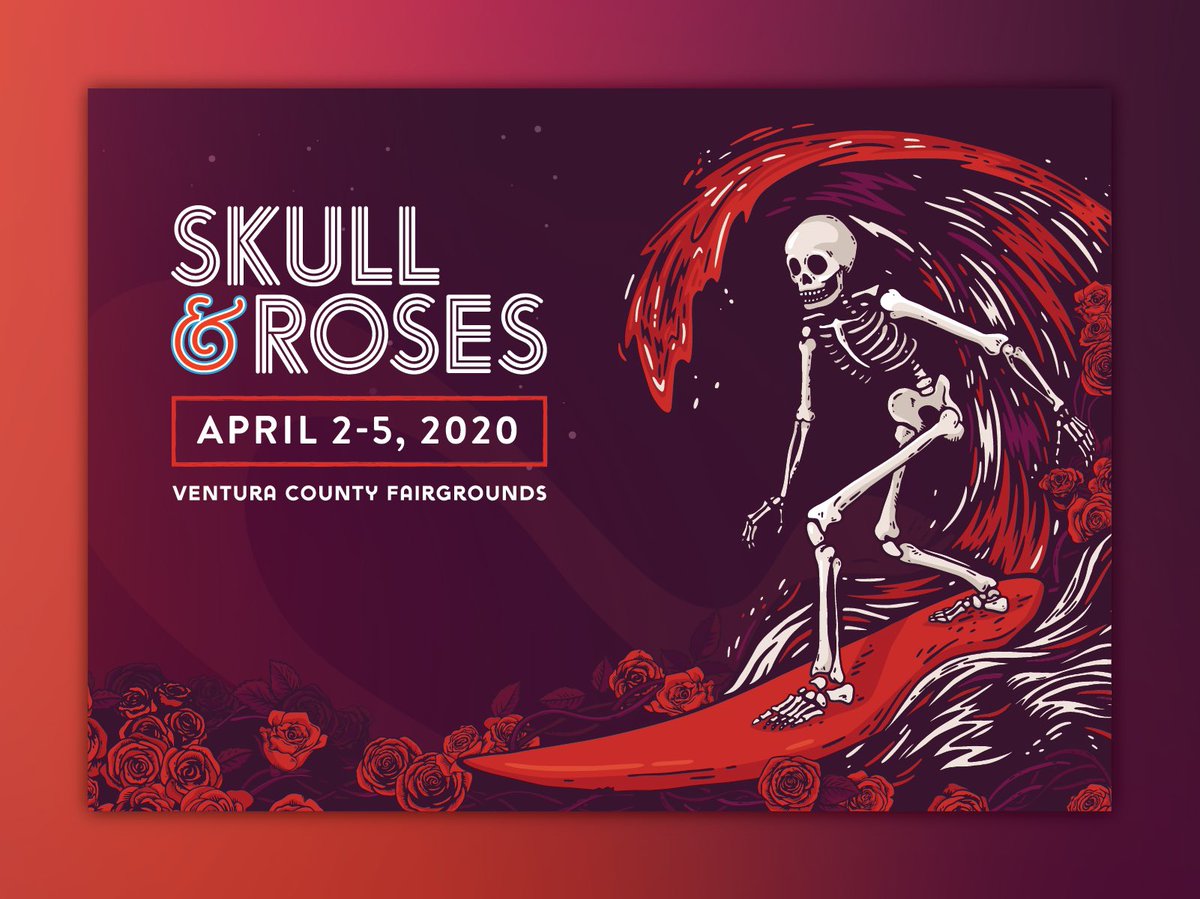 rootstudiouk's tweet image. We’ve been working on the artwork for @skullandrosesCA festival celebrating all things #gratefuldead if you fancy a trip to California tickets are on sale now! working in collaboration with @crazemgmt NY