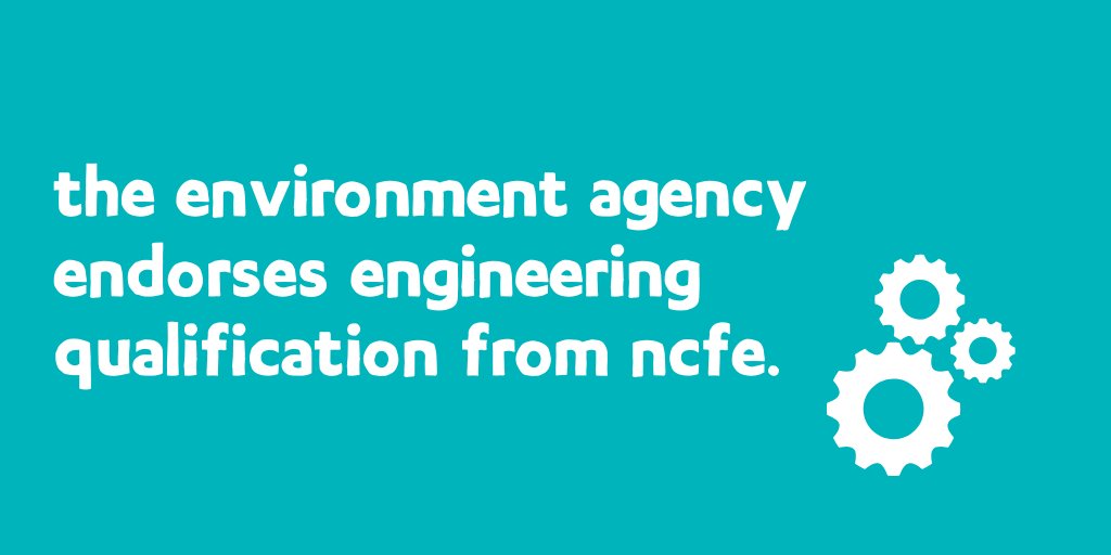 NCFE's tweet photo. The NCFE Level 1/2 Technical Award in Engineering has been endorsed by the Environment Agency as it supports learners to gain the valuable skills necessary for the beginning of a career in engineering. https://t.co/iXgWJ8vB7p https://t.co/v4KcJAgWMQ
