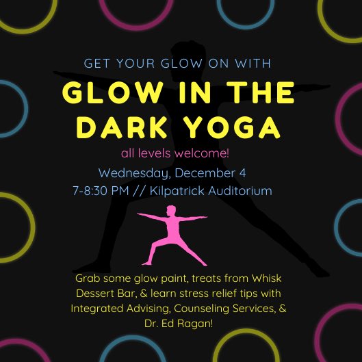 CentenaryCAB's tweet photo. Come get your glow after Thanksgiving break! #centenarycab https://t.co/jhxLIZ7Vqk