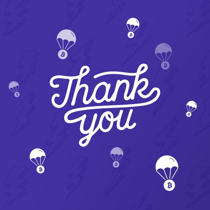 In 2019 DropBit has grown by +2000%💥to become one of the top Bitcoin wallets in the app Store!

So for the next 5 days we are giving away 100,000 sats EVERY DAY!  🎉

1). RT This
2).  Screencap verified Twitter handle in your DropBit wallet

Must have DropBit installed to win!