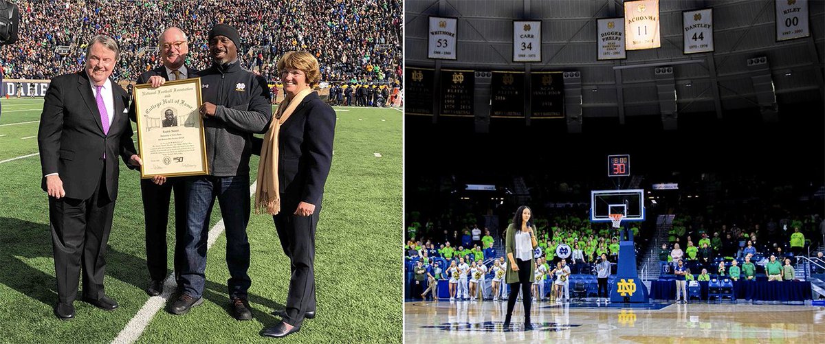 NDMonogram's tweet photo. In honor of #Thanksgiving🦃, we’re serving 🍽️ you up the November edition of #InsideIrish☘️
📭 Annual review arriving soon
☘️ Fall Monogram Jacket Ceremony
🥇 @NDRockneFund impact in action
🏈 Rocket & 🏀Ace honored on campus
⚽️ #ProIrish & much more
➡️ https://t.co/alJzQRbmQu https://t.co/EXG2pU0GeE