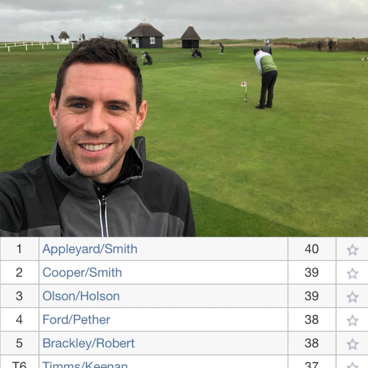 nickolsongolf's tweet image. Tough day down on the coast at Royal St. George’s for the Pairs Pro-Am. Well played to my teammate Craig, our 39 points was good enough for T2nd. Who doesn’t love 17 holes of driving rain 😬 #waterprooftesting

Book now: nickolsongolf.co.uk