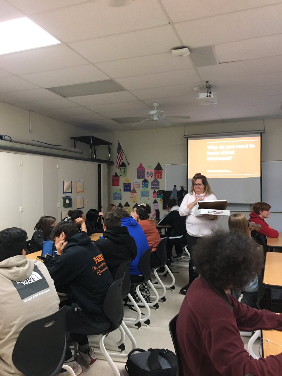 mrs_eschman's tweet photo. Insurance guest speaker today for adult living . Donuts to those who participate! Thank you Bonnie Stipetic for sharing some very useful information!#werclc #d155inspire  #clc_icw https://t.co/rGYi9CNWSX