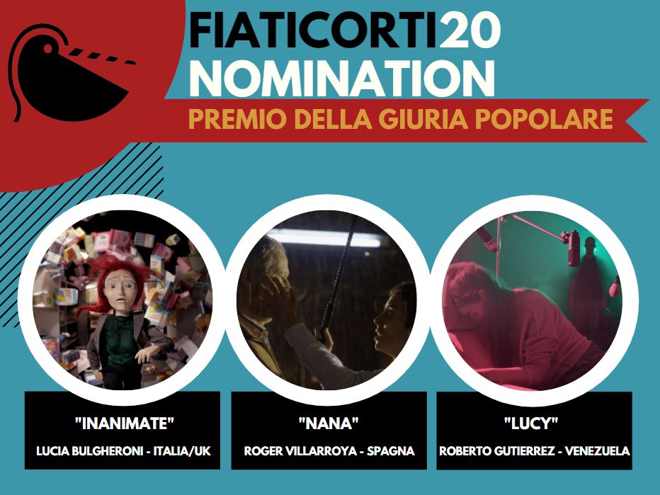 La nostra giuria popolare ha espresso le sue preferenze! Questi i migliori tre cortometraggi che si contenderanno il premio!
#fiaticorti #fattipericorti #nomination #festival #cortometraggio