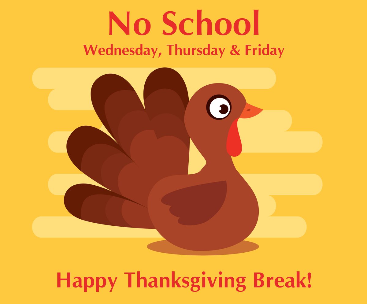 REMINDER:
There will be no school on Wednesday, Thursday, or Friday this week in observance of the Thanksgiving holiday. From everyone at Emporia Public Schools, we would like to wish you and your family a Happy Thanksgiving! Classes will resume on Monday, December 2nd.